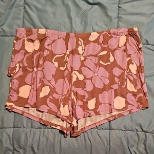 Stars Above Floral Women's Shorts XL